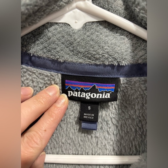 PATAGONIA  RE-TOOL  SNAP-T PULLOVER FLEECE MARSUPIAL JACKET GRAY WOMENS SMALL - Picture 6 of 7
